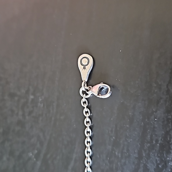 Pandora Sterling Silver Pave Infinity Chain Link Bracelet - Picture 9 of 16